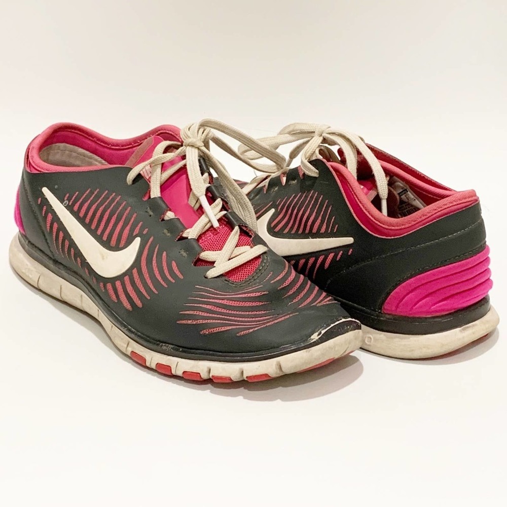 Nike Free Balanza Training Black & Pink Running Exercise Sneakers